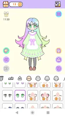 Pastel Avatar Magical Pastel Dress up android App screenshot 0