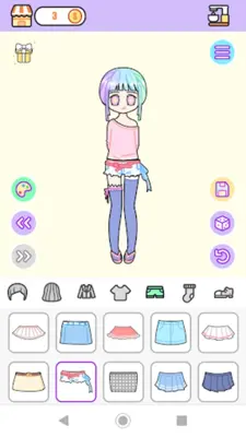 Pastel Avatar Magical Pastel Dress up android App screenshot 1