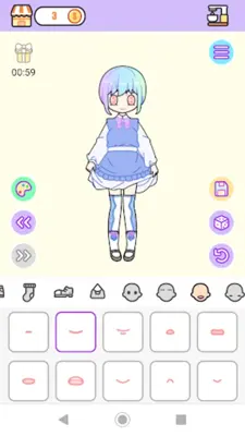 Pastel Avatar Magical Pastel Dress up android App screenshot 5