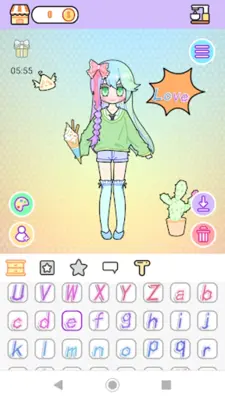 Pastel Avatar Magical Pastel Dress up android App screenshot 7