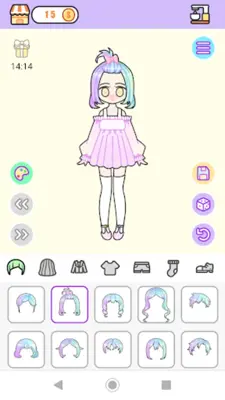 Pastel Avatar Magical Pastel Dress up android App screenshot 8